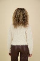 Sweater short hairy Beige