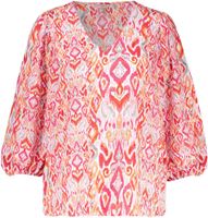 Blouse V-neck lkat Wave Multi