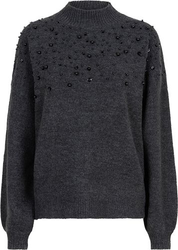 Esqualo Sweater Beading Grijs