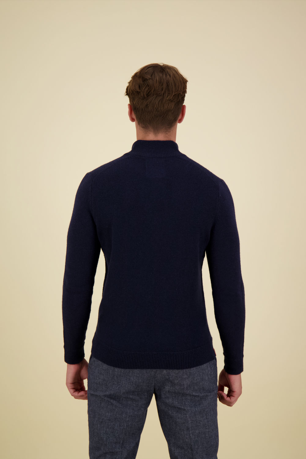 Superdry Trui Henley Blauw Superdry Trui Henley Blauw