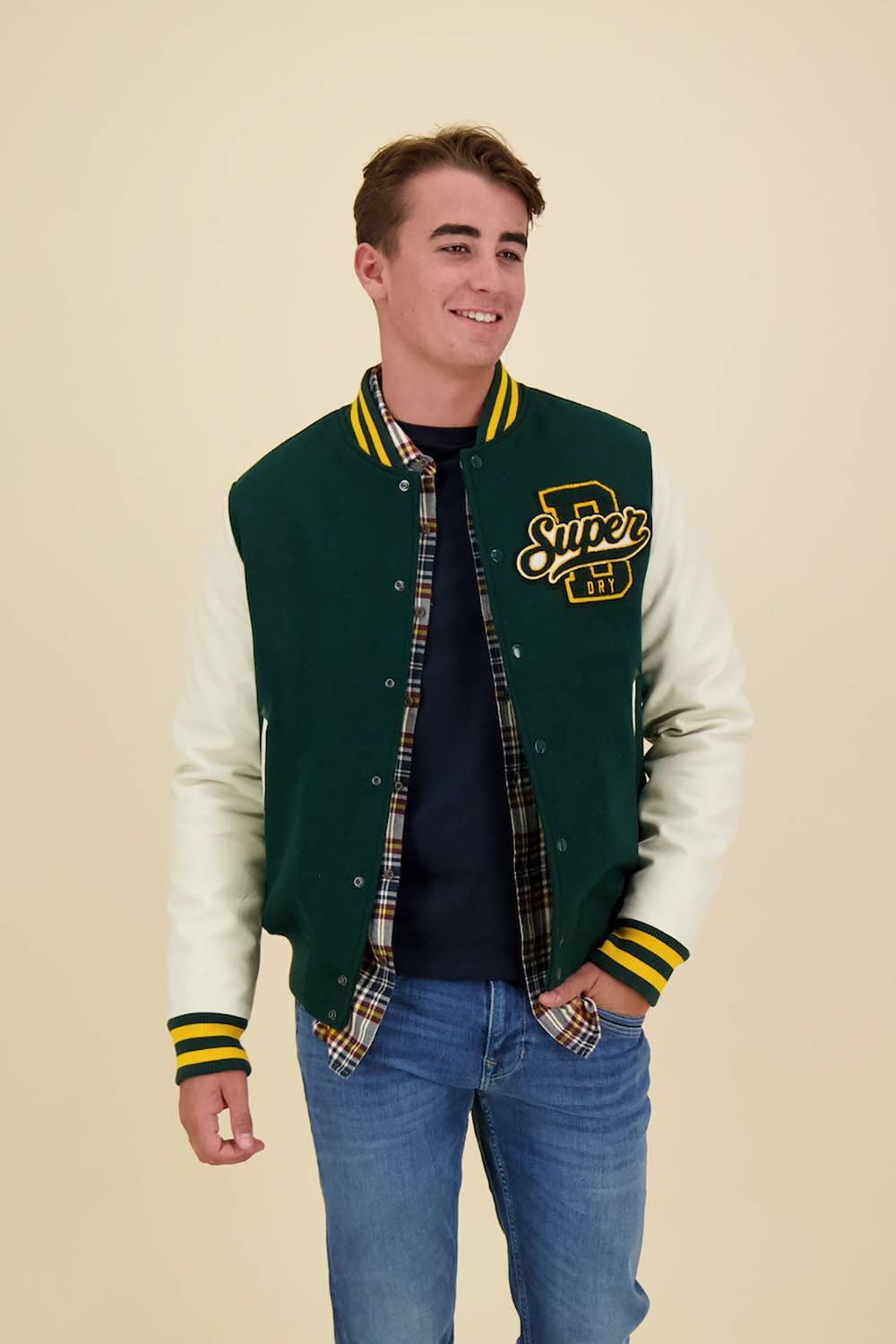 Superdry Shirt Blauw Superdry Shirt Blauw