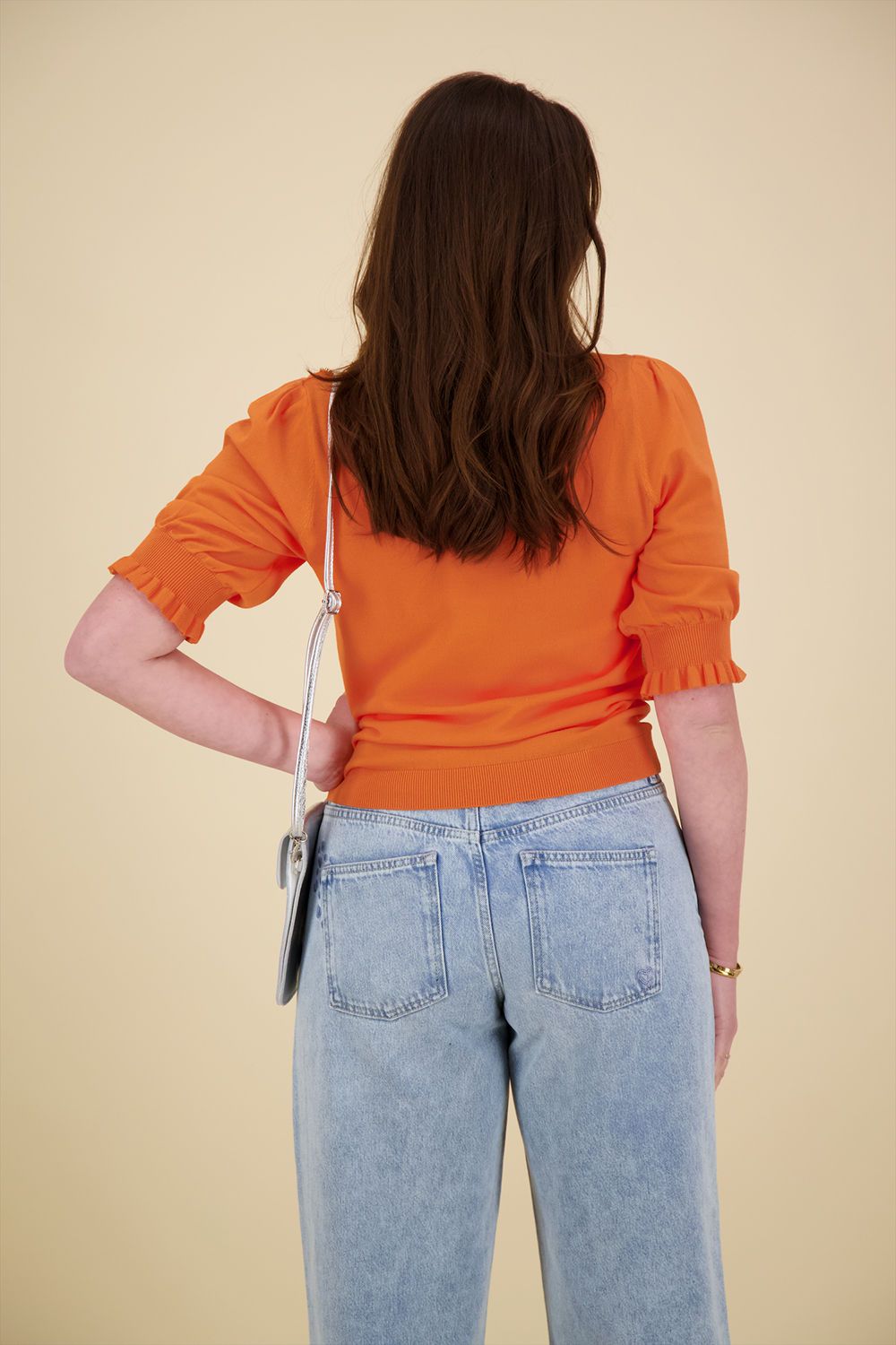 Fabienne Chapot Pullover Jolly Oranje