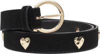 Riem Hammered Heart Zwart