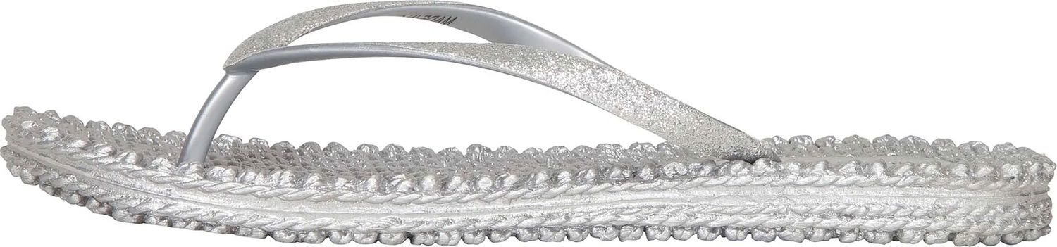 Ilse Jacobsen Teenslipper Cheerful Zilver Ilse Jacobsen Teenslipper Cheerful Zilver