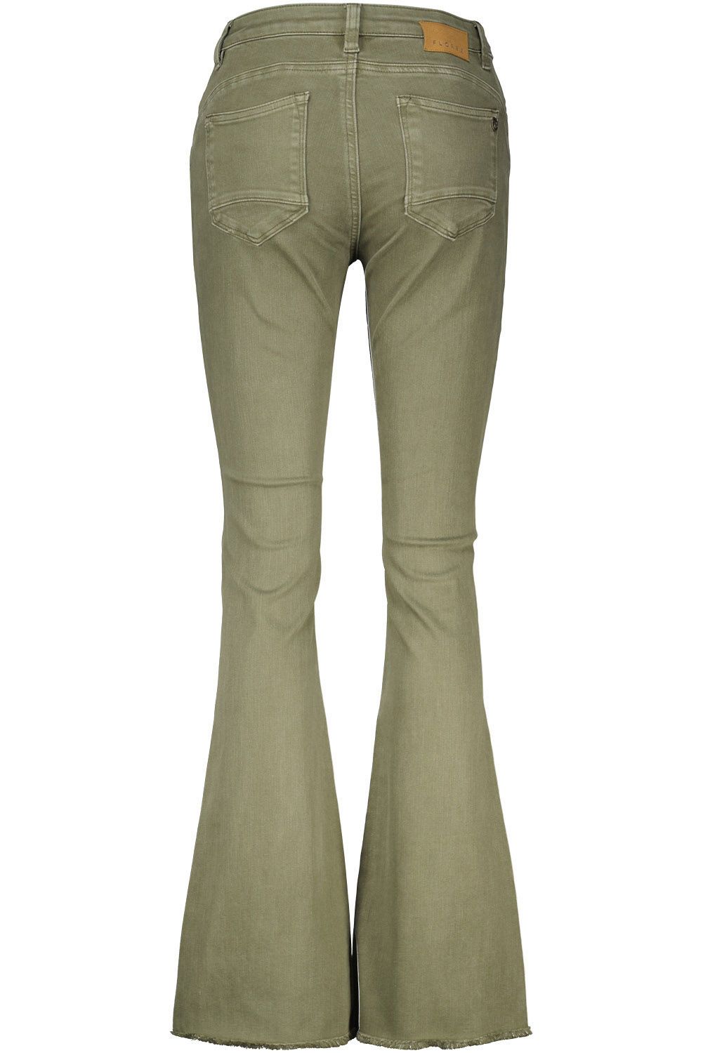 Florez Jeans Flared Groen