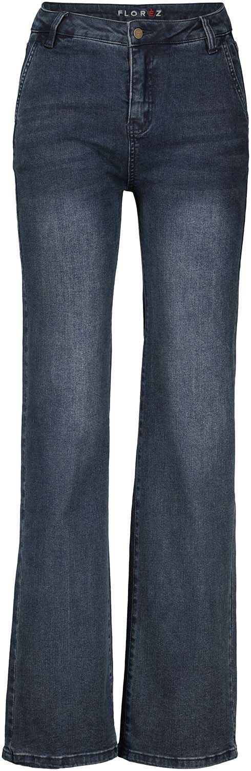 Florez Jeans Rowie Straight Blauw