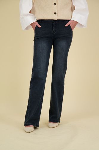 Florez Jeans Rowie Straight Blauw