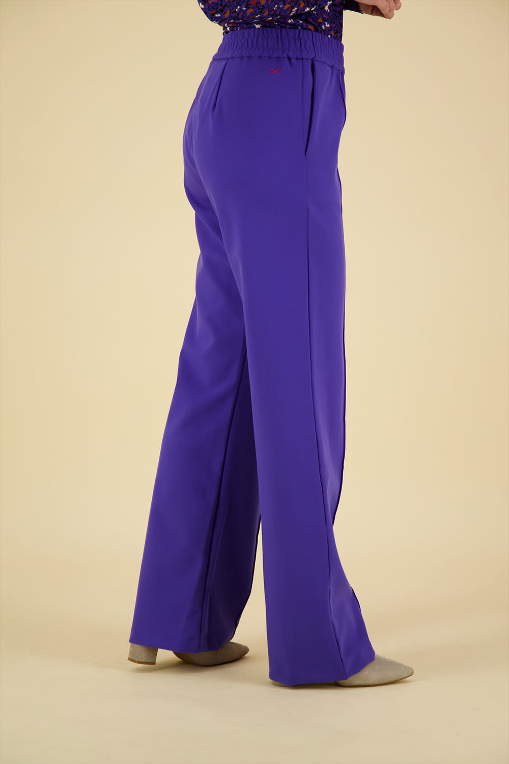 Anna Blue Broek Flui Blauw Anna Blue Broek Flui Blauw