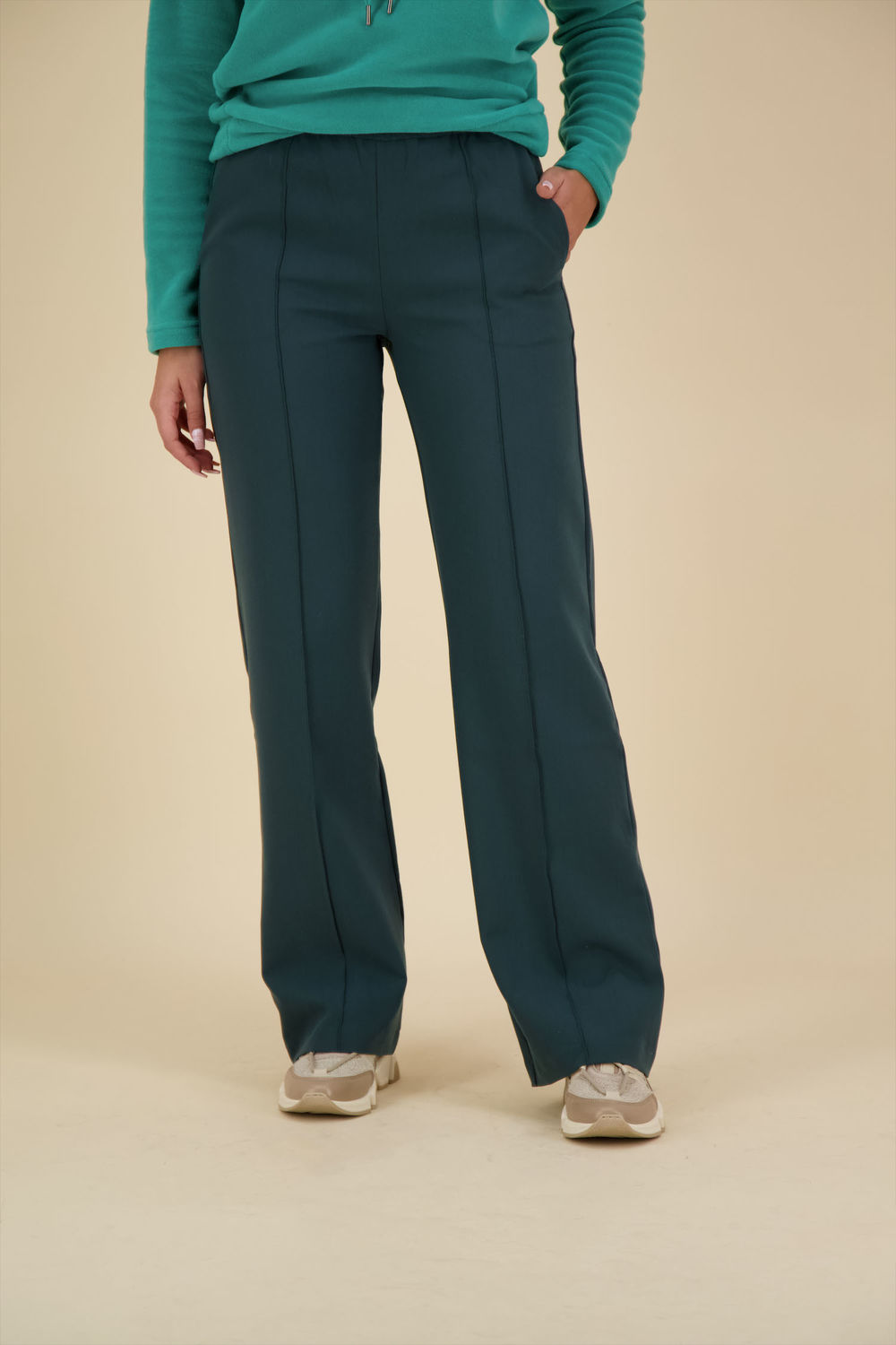 Anna Blue Pantalon Groen  Anna Blue Pantalon Groen