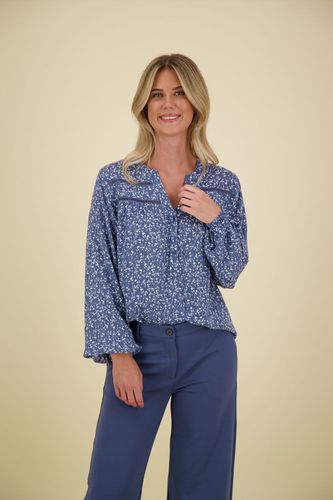 Freequent Blouse Adney Blauw