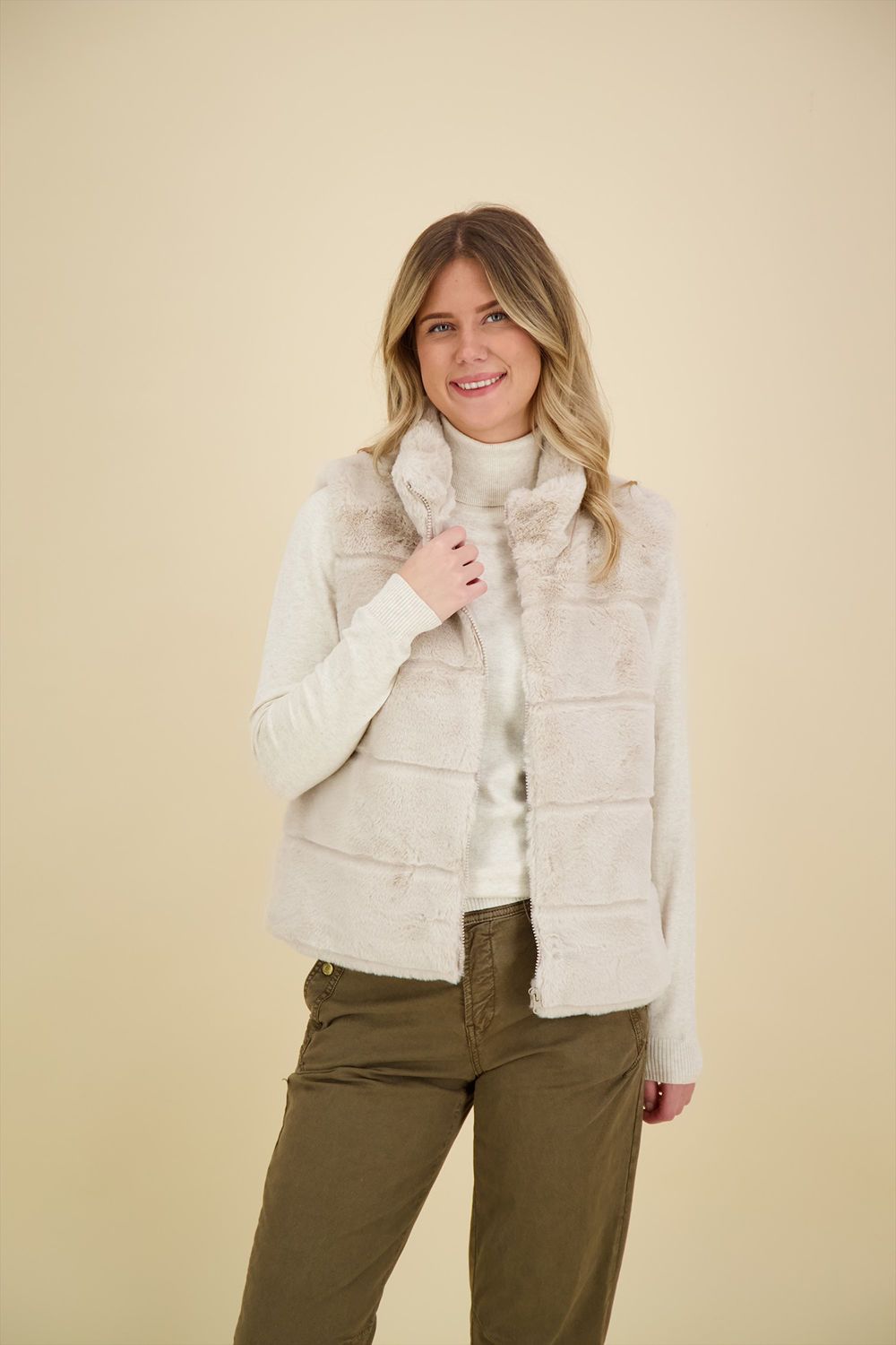 Freequent Bodywarmer Beige