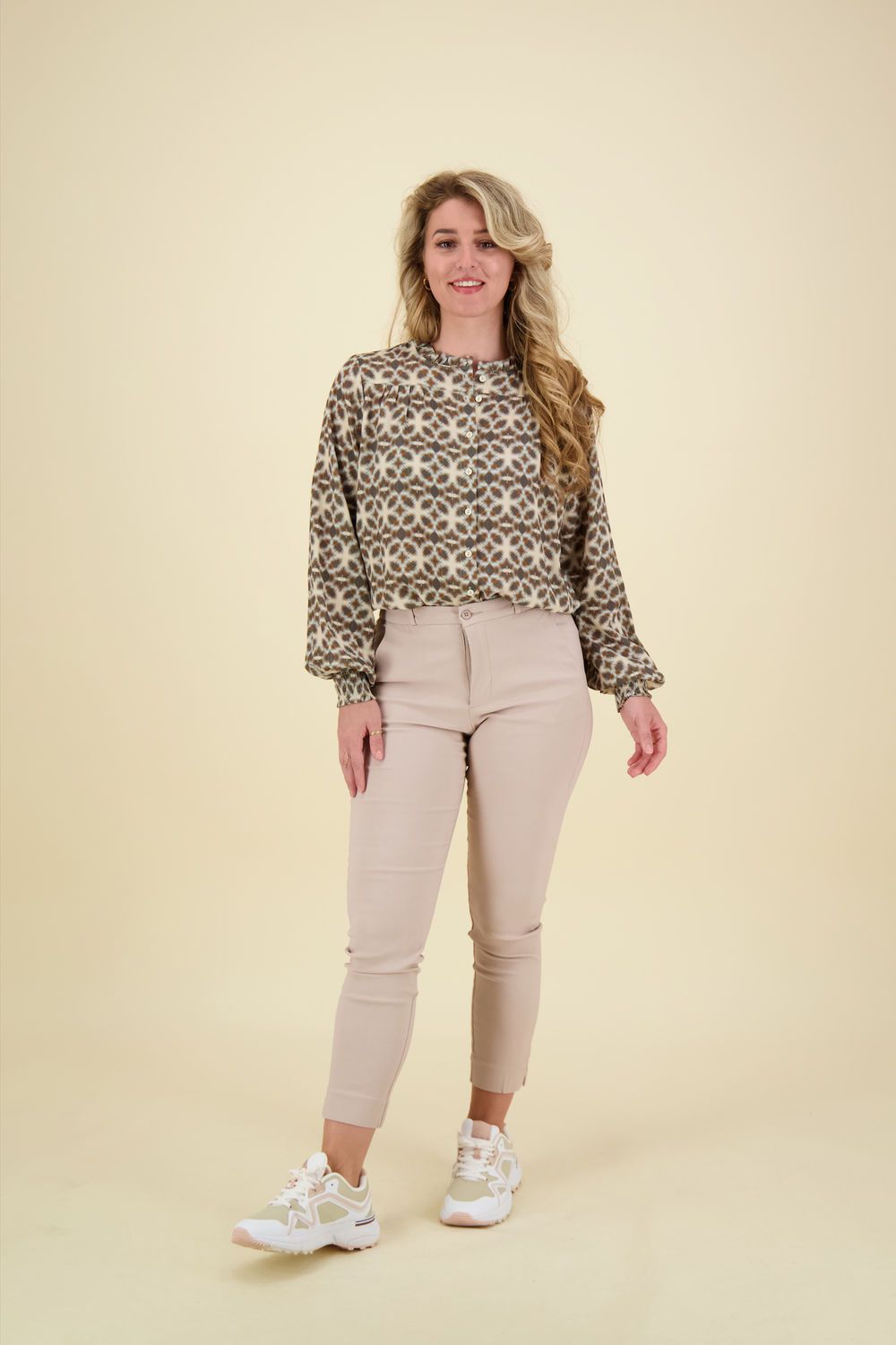 Freequent Broek Solve Beige