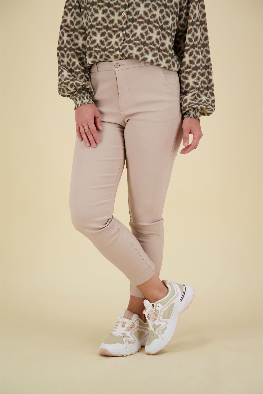 Freequent Broek Solve Beige