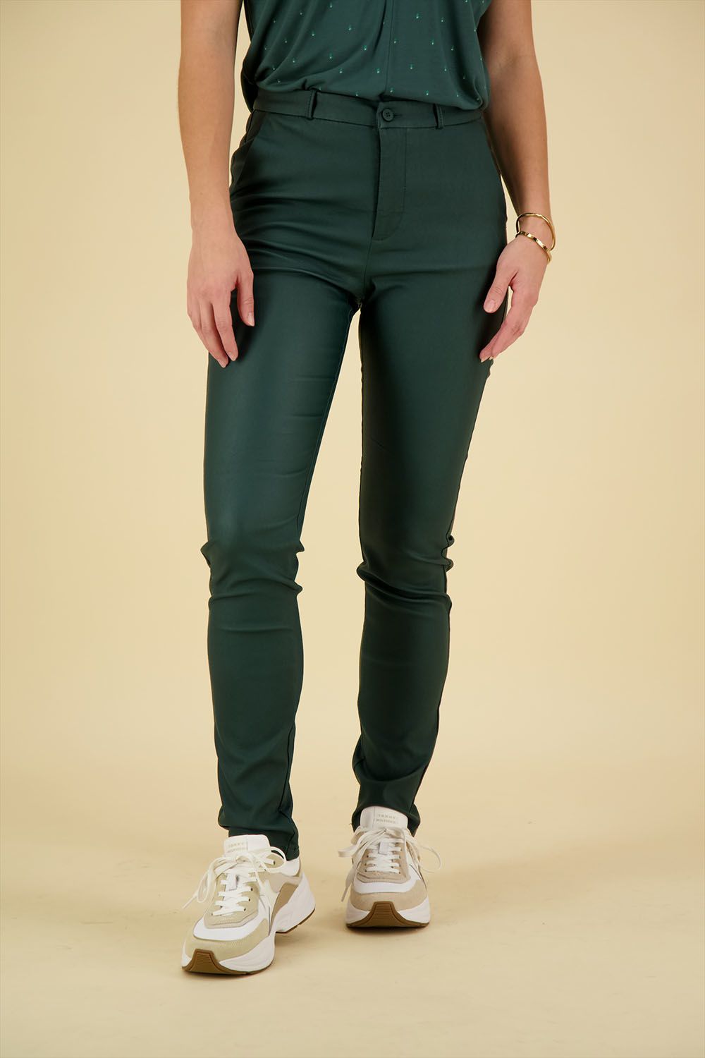 Freequent Broek Solvej Groen 