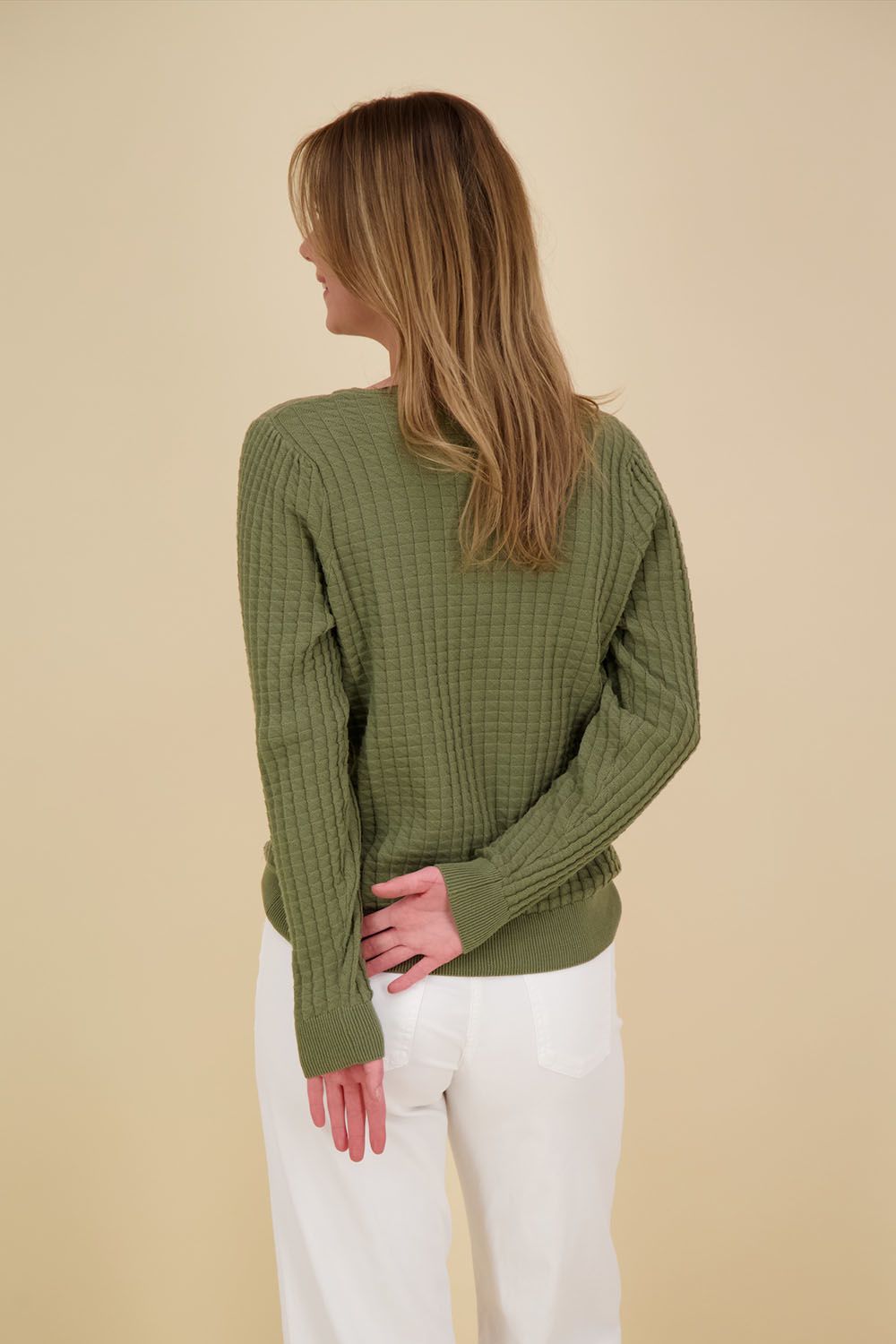 Freequent Pullover Dodo Groen