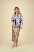 Blazer Flora Blauw