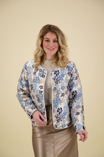 Freequent Blazer Flora Blauw