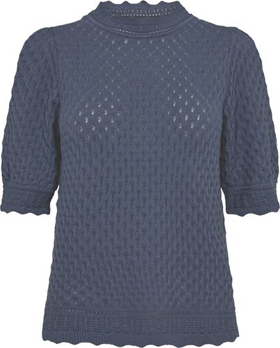 Freequent Pullover Gina Blauw