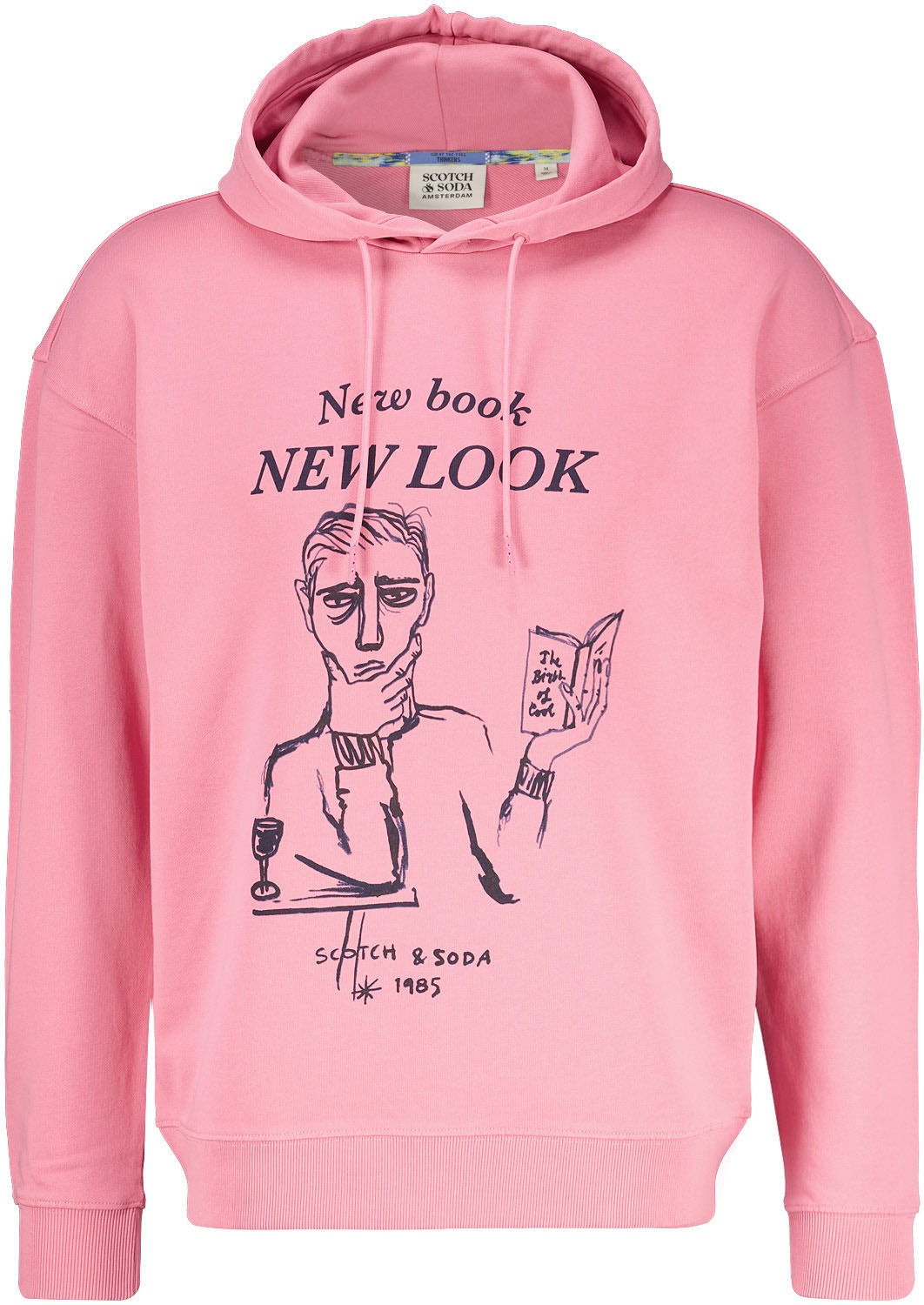 Scotch & Soda Hoodie Roze Scotch & Soda Hoodie Roze