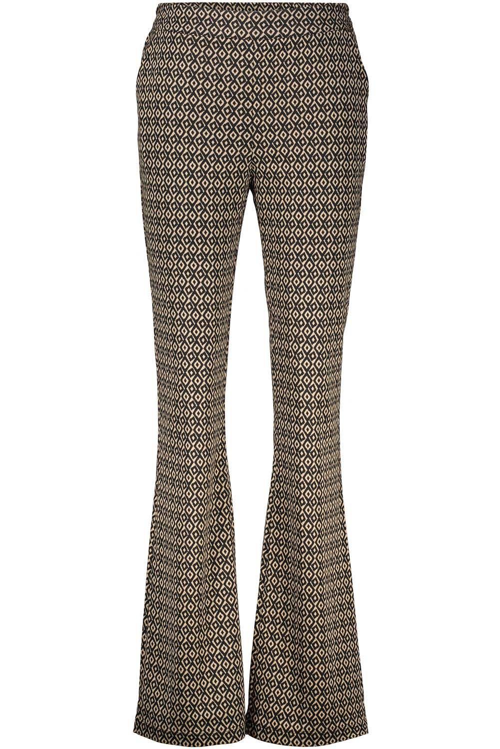 Geisha Broek Jacquard Zwart