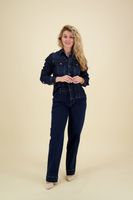 Jeans with sidepockets Blauw