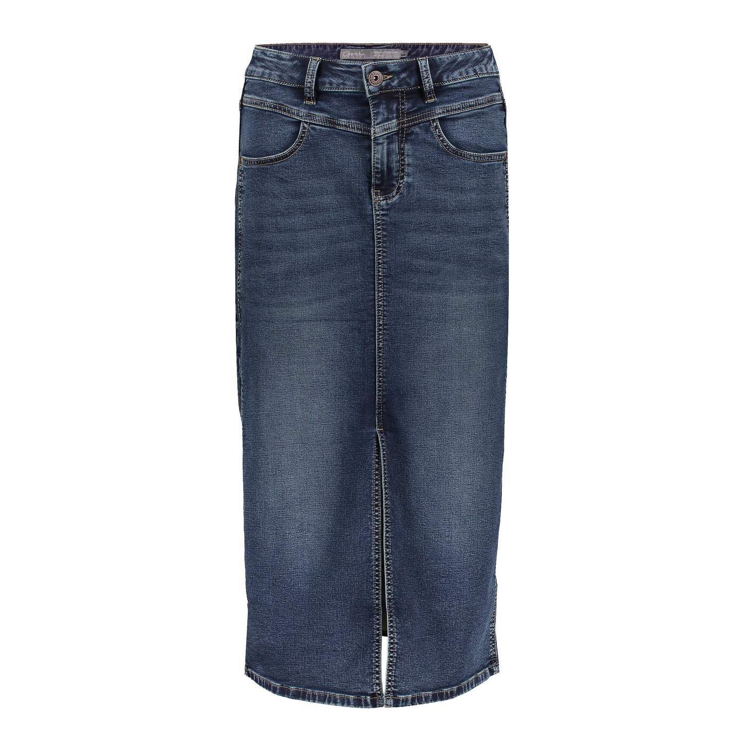 Geisha Jeansrok Blauw