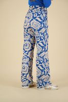 Pantalon printed Blauw