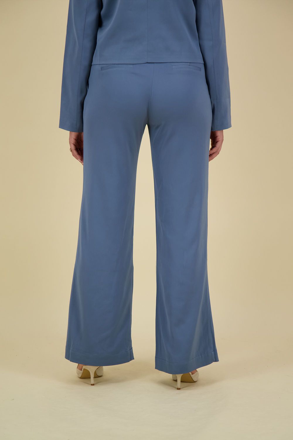 Geisha Pantalon Shiny Blauw