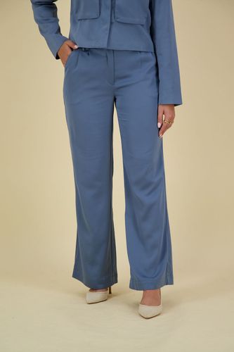 Geisha Pantalon Shiny Blauw