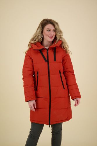 Geisha Coat horizontal puff stitch Oranje