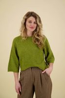 Pullover 3/4 sleeves Groen