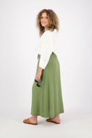 Skirt linen Groen