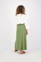 Skirt linen Groen