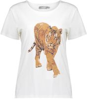 T-shirt tiger Wit