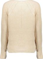Basic cotton pullover Wit