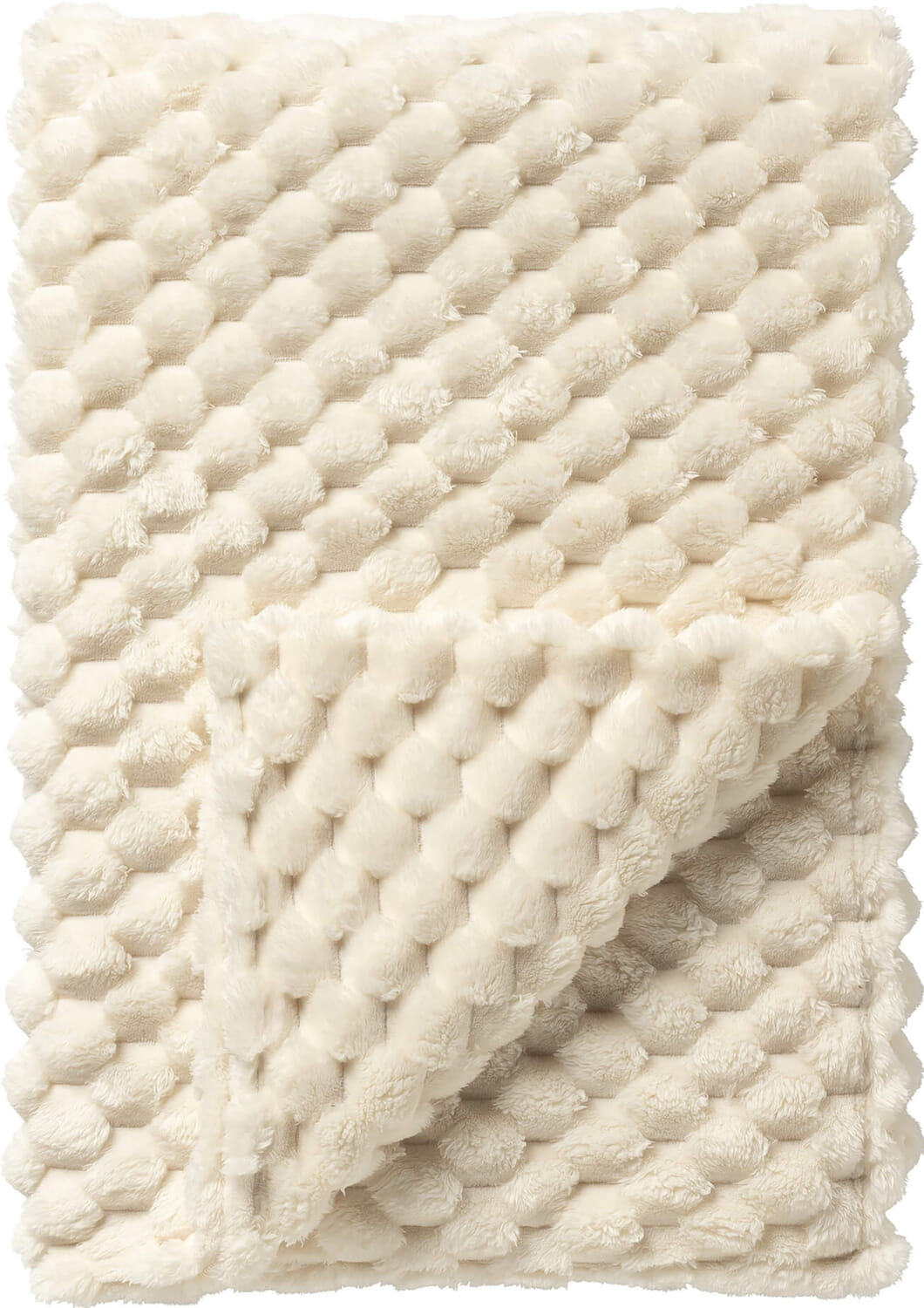 Plaid Vivian 150 x 200 cm Wit  Plaid Vivian 150 x 200 cm Wit