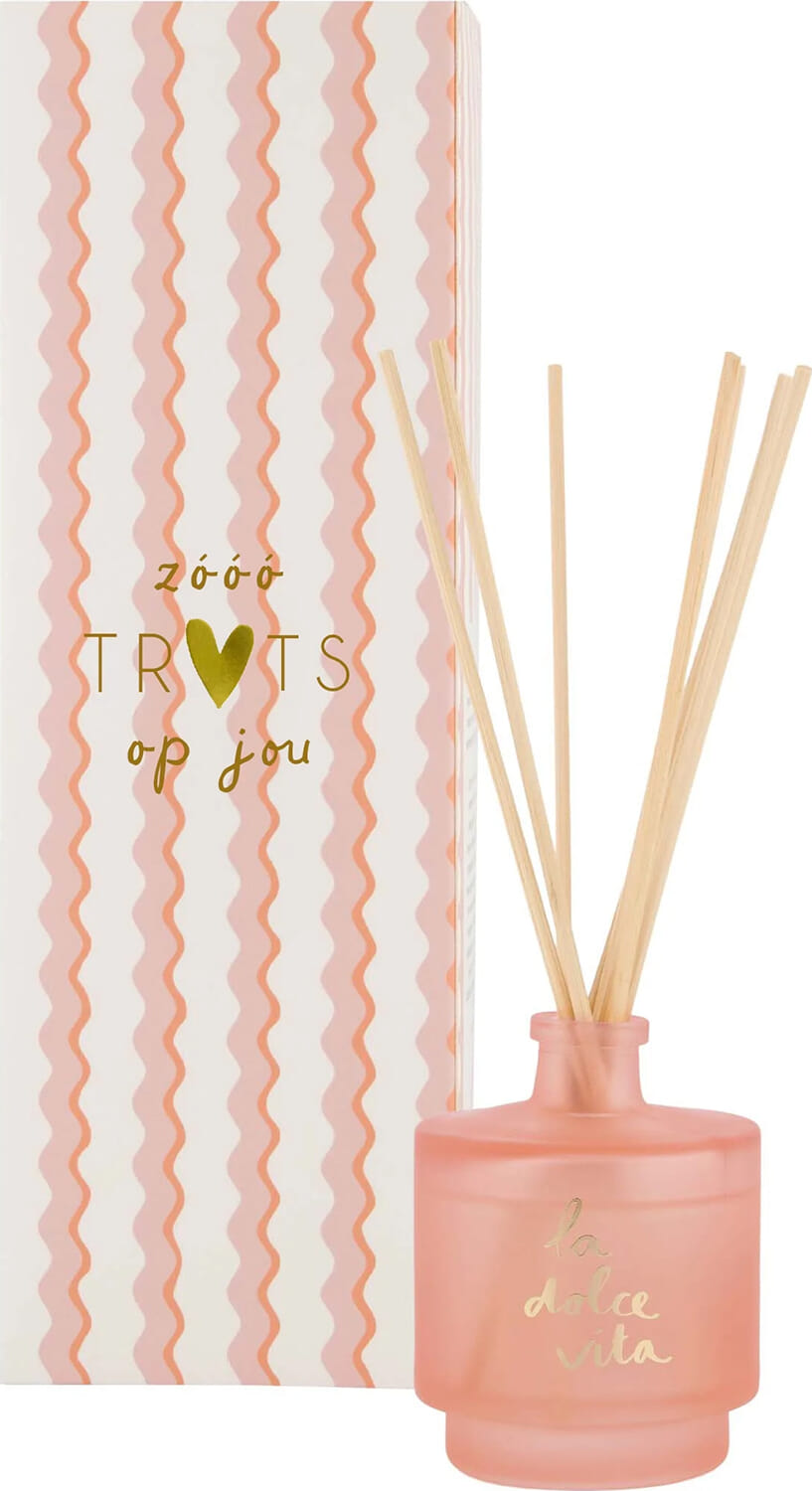 Zusss Geurstokjes La Dolce Vita Roze Zusss Geurstokjes La Dolce Vita Roze