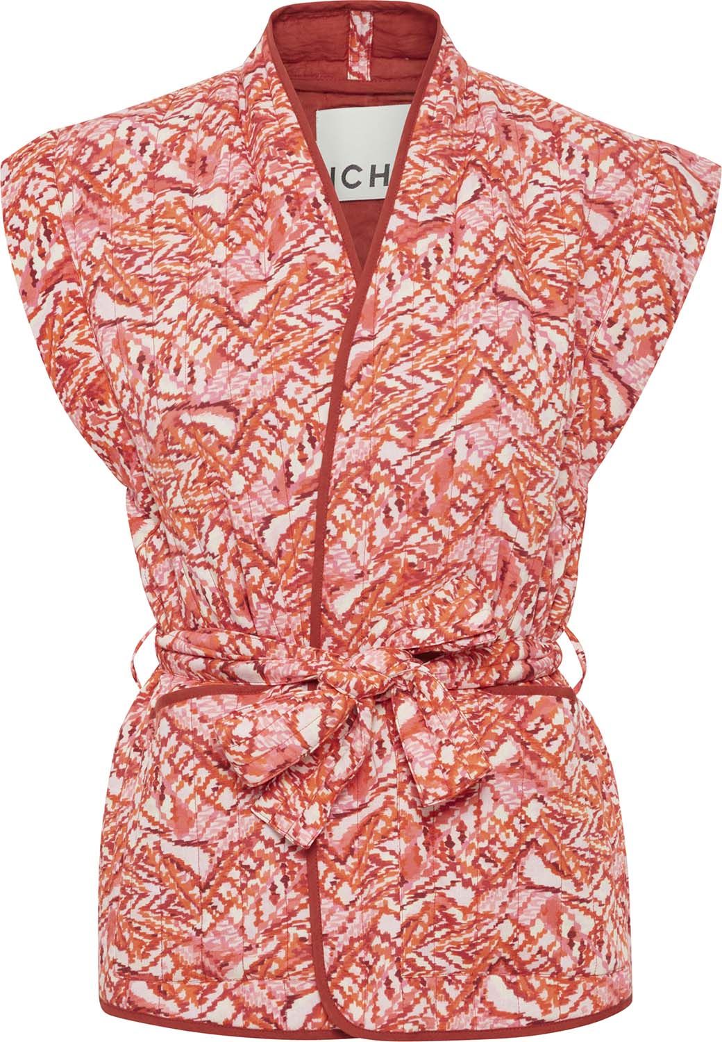 Ichi Gilet Lenarda Oranje Ichi Gilet Lenarda Oranje