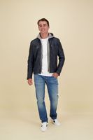 Leren jas Cruise Lapiv Blauw