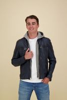 Leren jas Cruise Lapiv Blauw