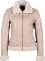 Leren Jas Philina Kort Beige