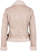 Leren Jas Philina Kort Beige