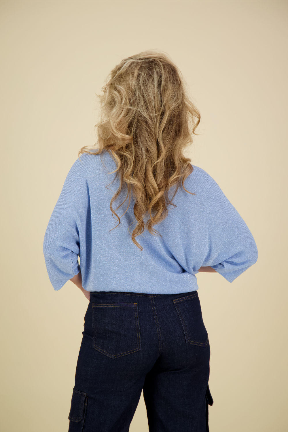Bomont Glitter Top Blauw Bomont Glitter Top Blauw