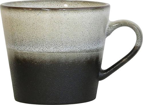 HKliving Ceramic 70's cappuccino mug: rock Multi