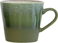Ceramic 70's cappuccino mug: grass Groen