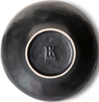 bold & basic ceramics; large bowl black Zwart