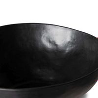bold & basic ceramics; large bowl black Zwart