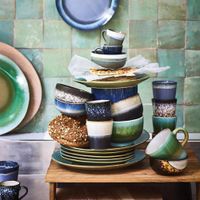 Ceramic 70's mug: moss Groen