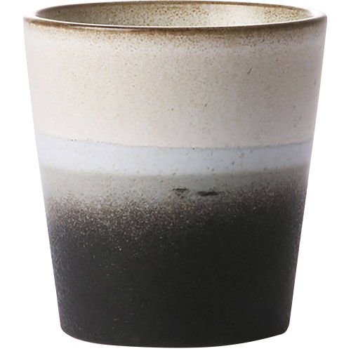 HKliving ceramic 70's mug: rock  Blauw