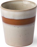 ceramic 70's mug snow Wit